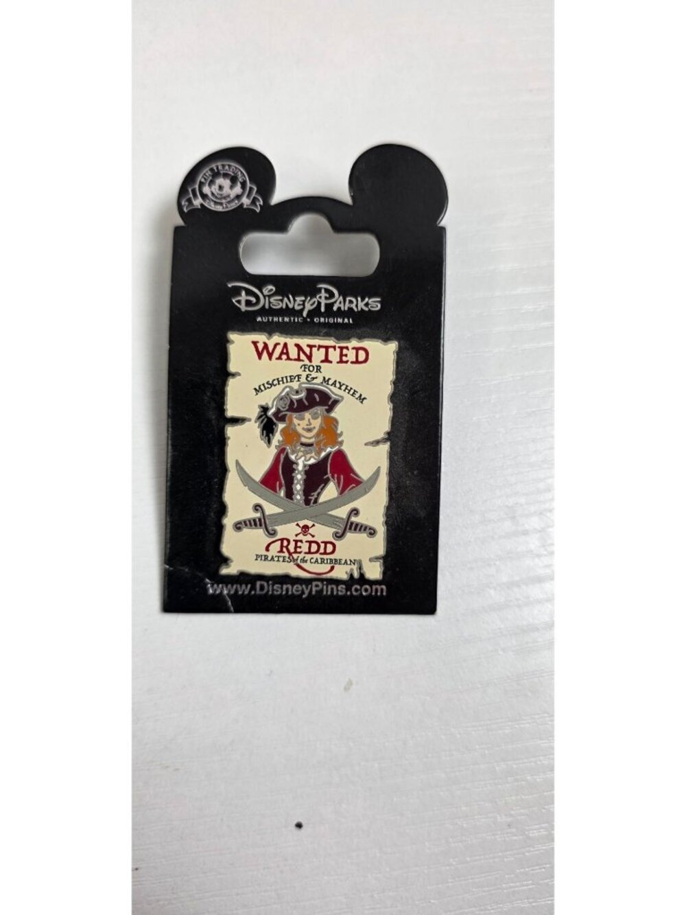 Disney Collector's Trading Enamel Pin, Wanted Poster, NEW